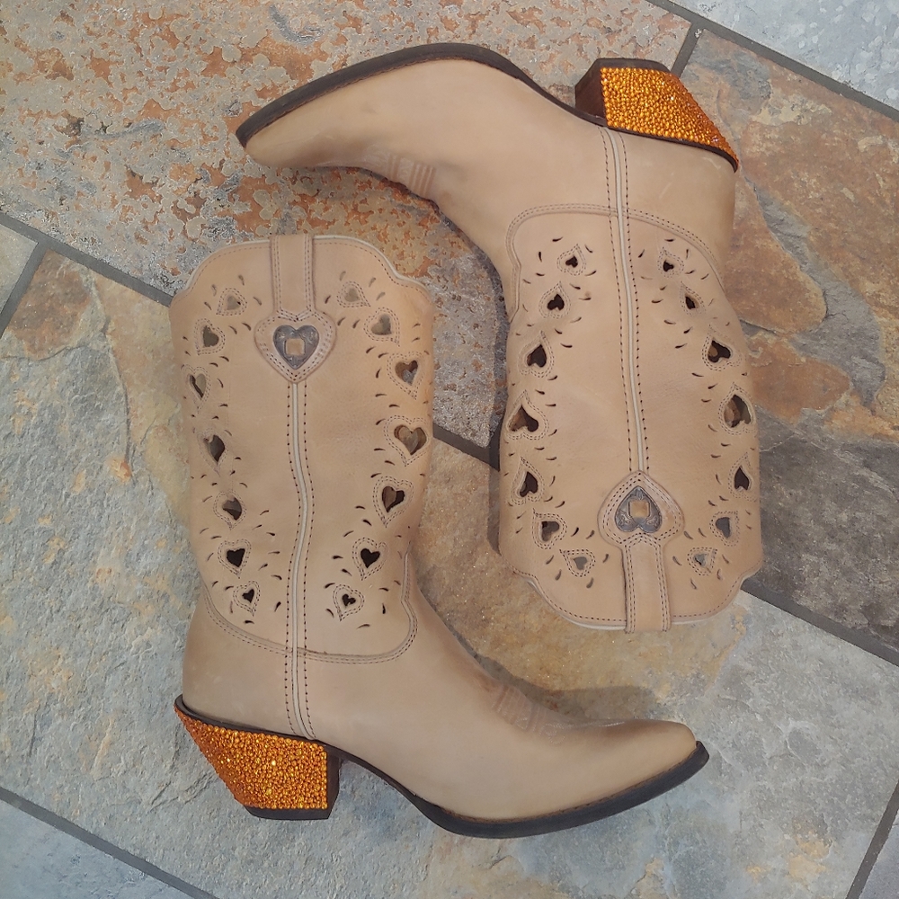 **Custom** Durango Crush Heart Cowboy Boots